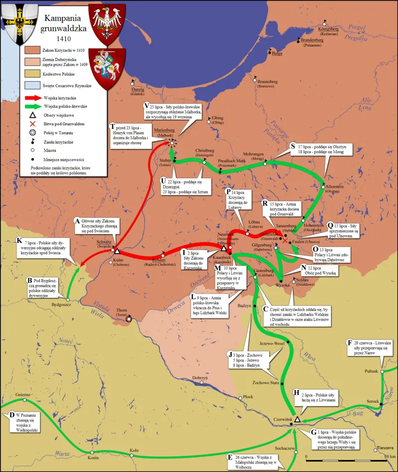 Przebieg Bitwy pod Grunwaldem | Znaczenie Bitwy pod Grunwaldem