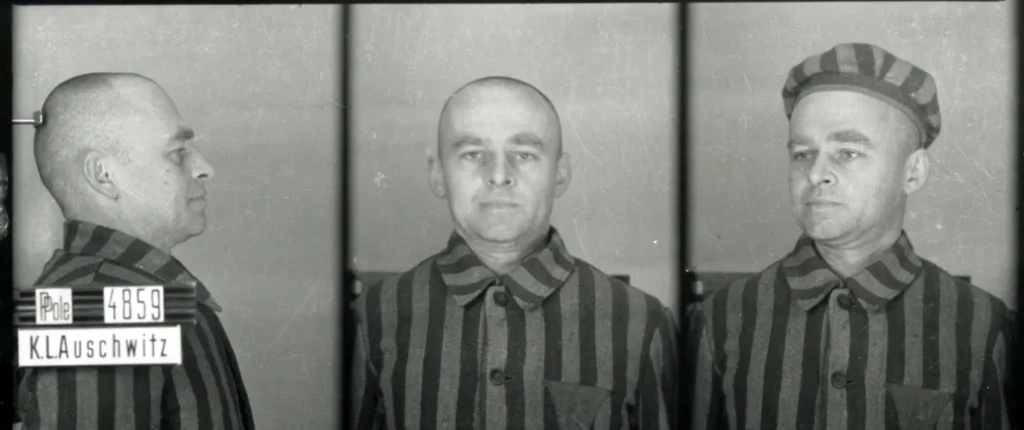 Witold Pilecki jako więzień KL auchwitz numer obozowy 4859