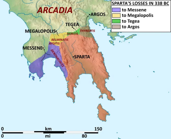 Mapa Sparta